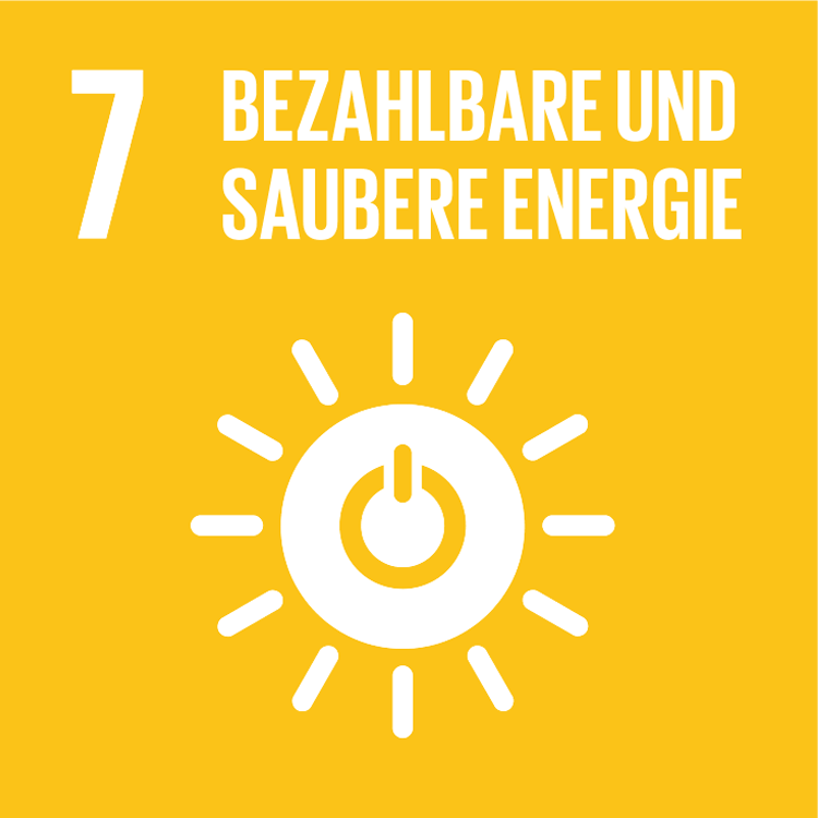 symbol: SDG Ziel 7 - bezahlbare und saubere Energie