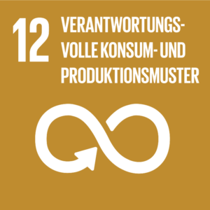 Symbol: SDG Ziel 12 - Nachhaltiger Konsum