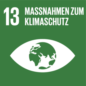 Symbol: SDG Ziel 13 Massnahmen zum Klimaschutz